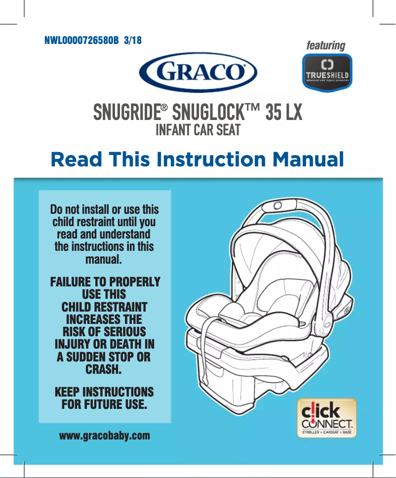 Image de la première page du manuel de l'appareil SnugRide SnugLock 35 LX