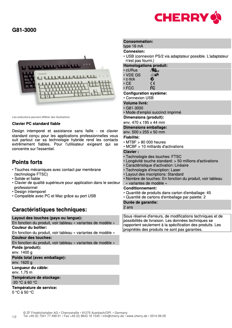First page image of the manual for G81-3000