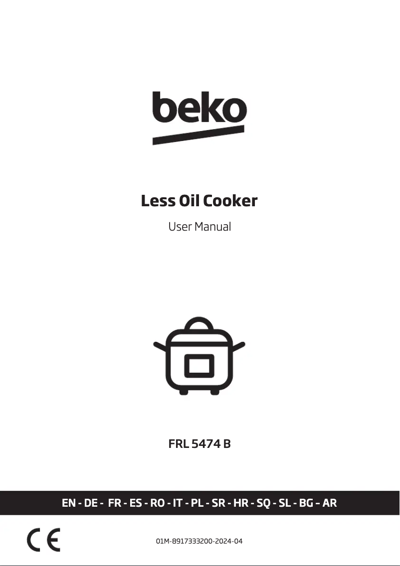 Page 1 of the manual User Manual Beko FRL 5474 B