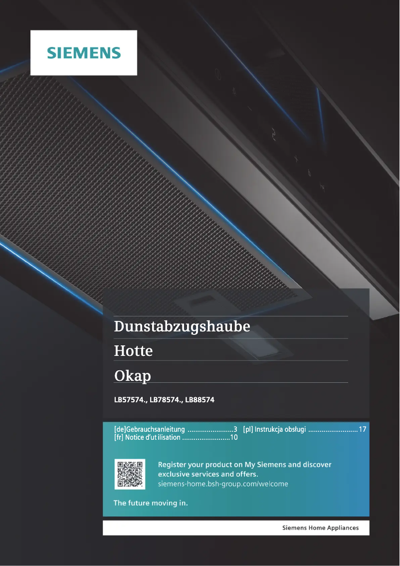 First page image of the manual for LB57574