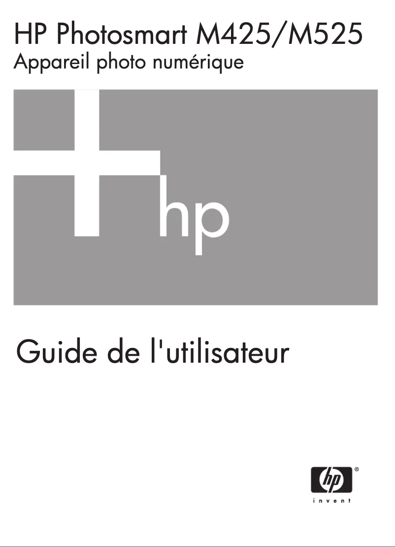 Page 1 of the manual User Manual HP Photosmart M525