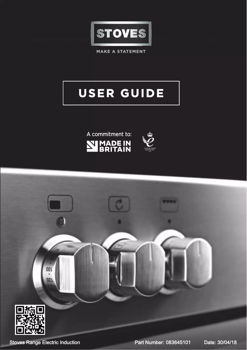 Page 1 of the manual User Manual Stoves Sterling S1000 Ei DeLuxe