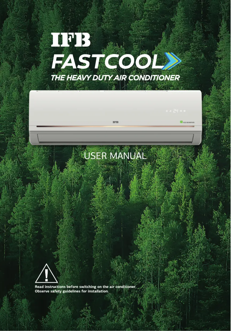 Page 1 of the manual User Manual IFB CI2433A323G3