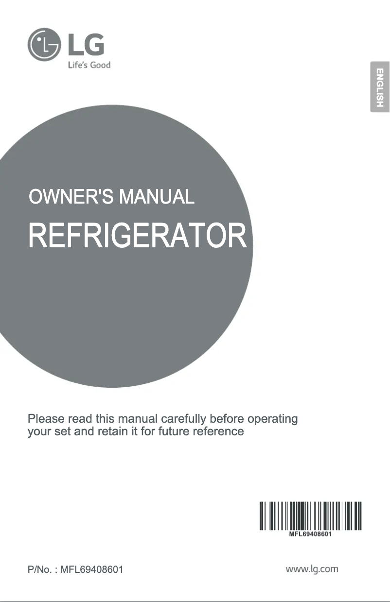 Page 1 of the manual User Manual LG GL-051SQW