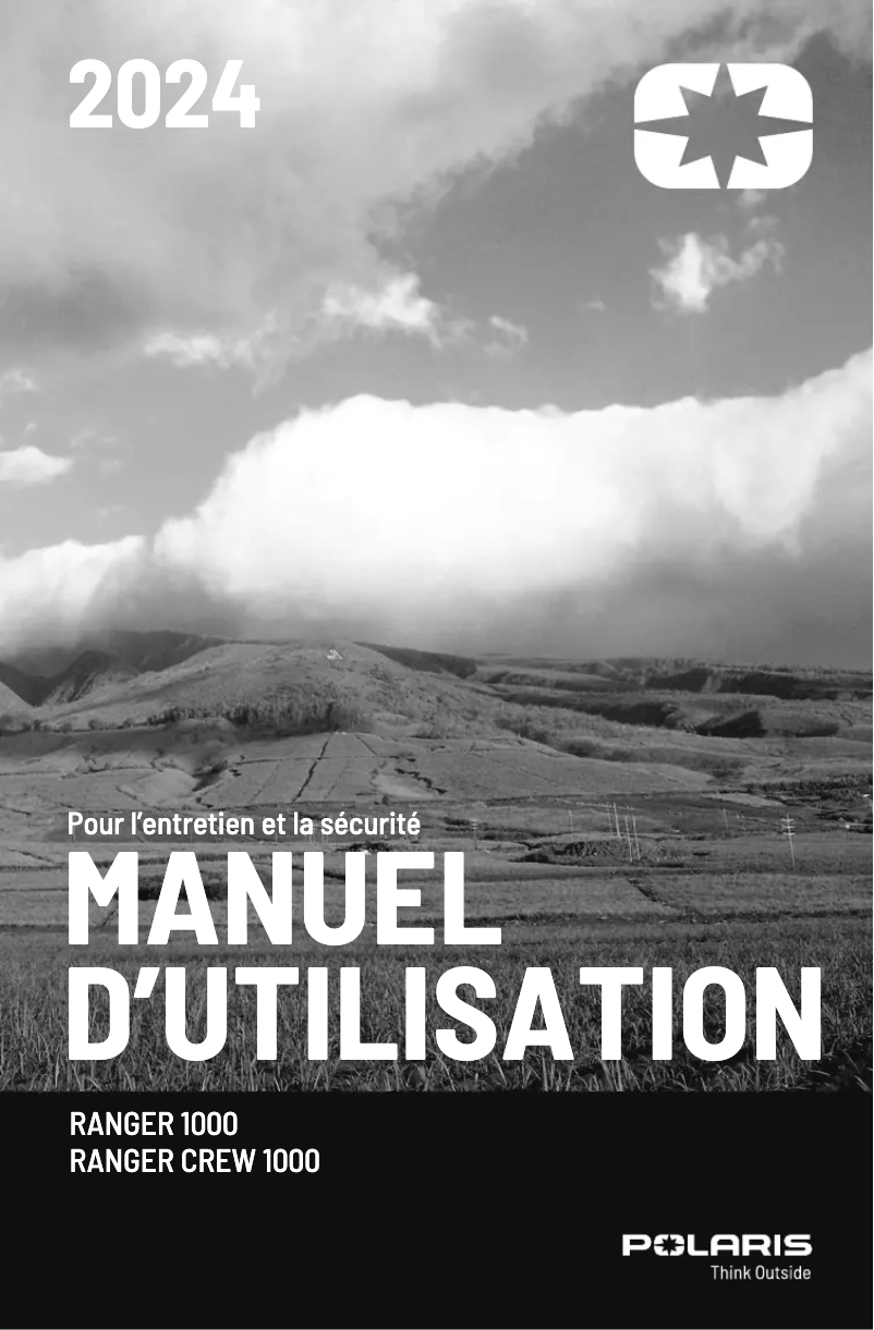 Page 1 of the manual User Manual Polaris RANGER CREW 1000 (2024)