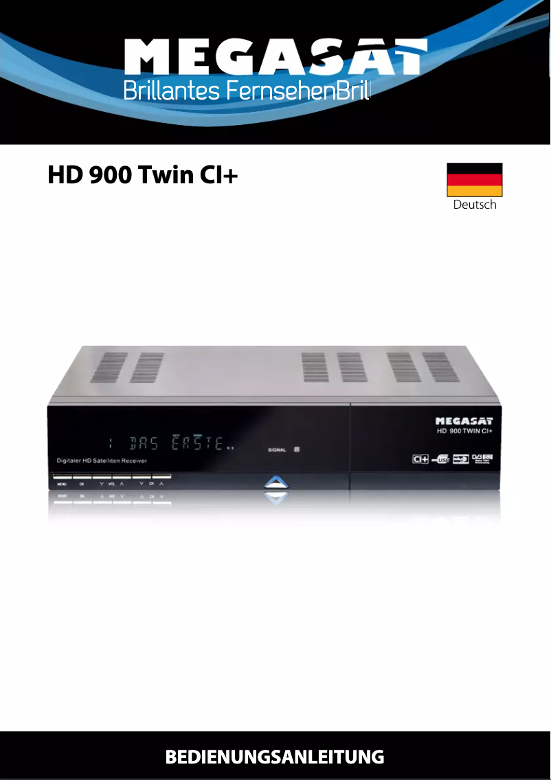 First page image of the manual for HD 900 Twin CI plus