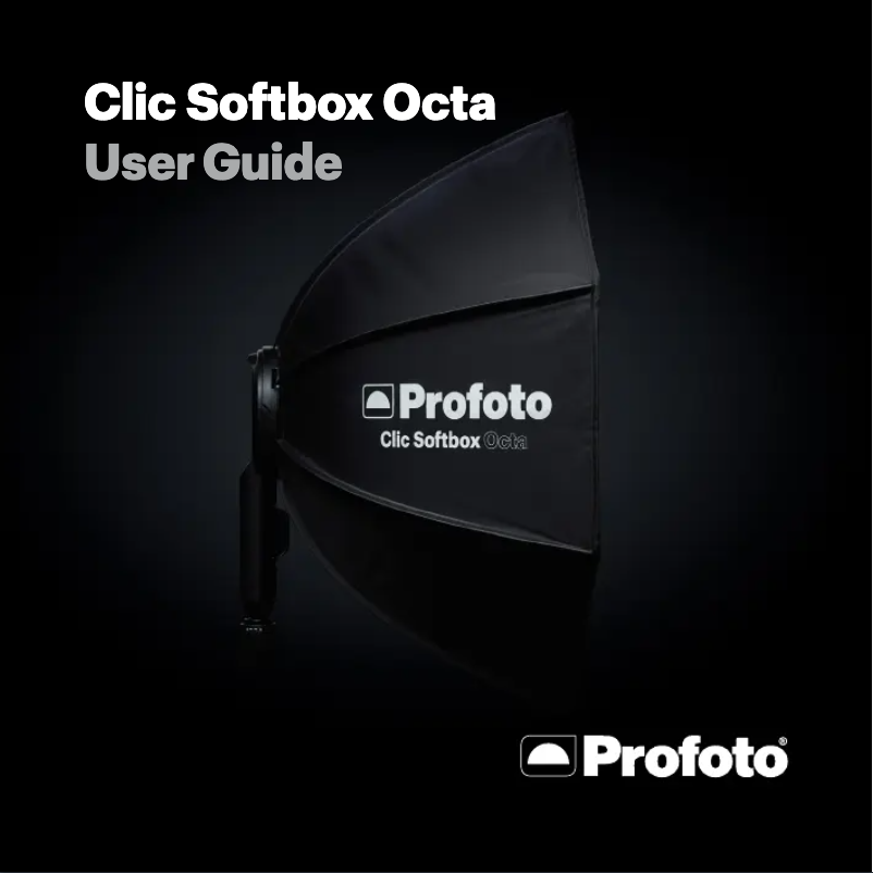 First page image of the manual for Clic Softbox Octa