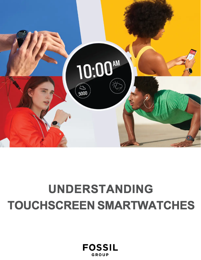 Page 1 of the manual User Manual Fossil Garrett HR Gen 5 FTW4040