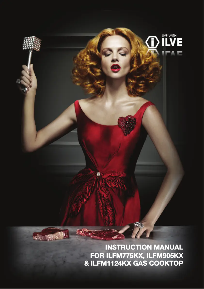 First page image of the manual for ILFM775KX