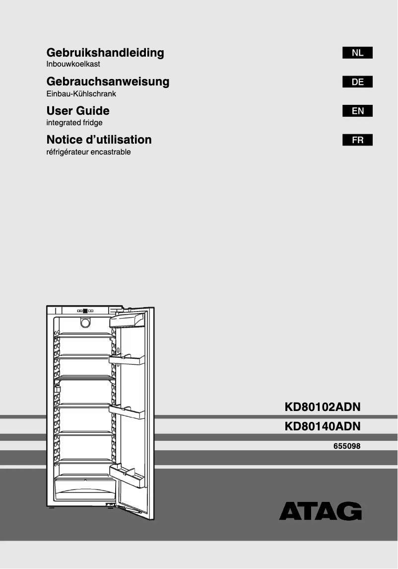 Image de la première page du manuel de l'appareil KD80102ADN