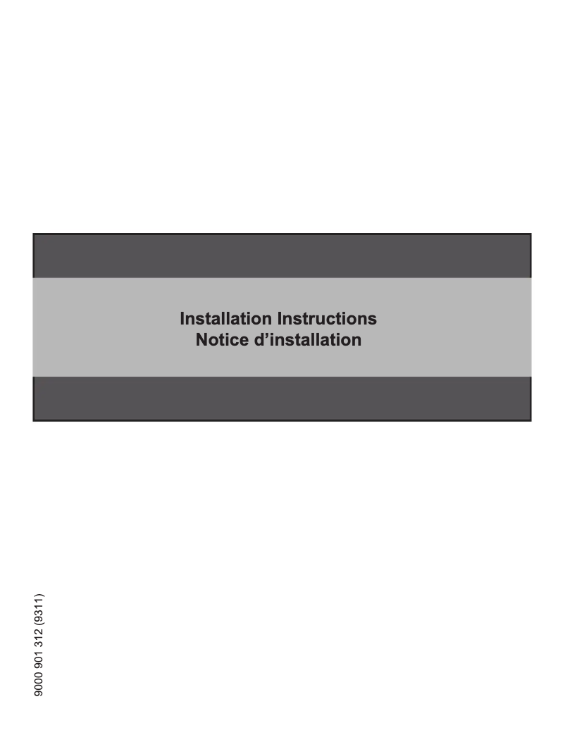 Page 1 of the manual Installation Guide Bosch SPE53U5