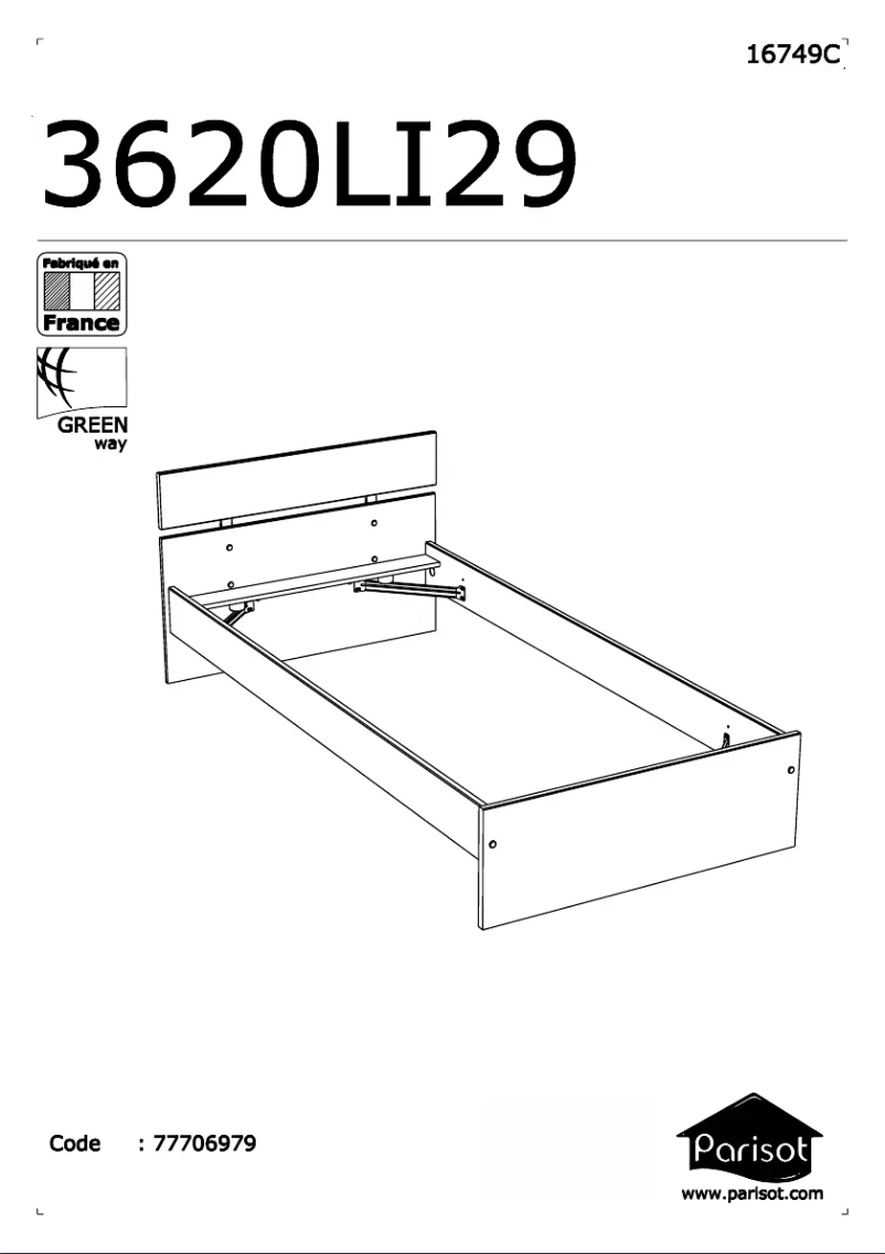 Image de la première page du manuel de l'appareil Infinity 3620LI29