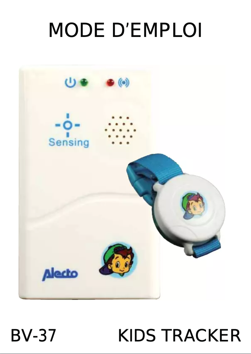 Page 1 of the manual User Manual Alecto BV-37