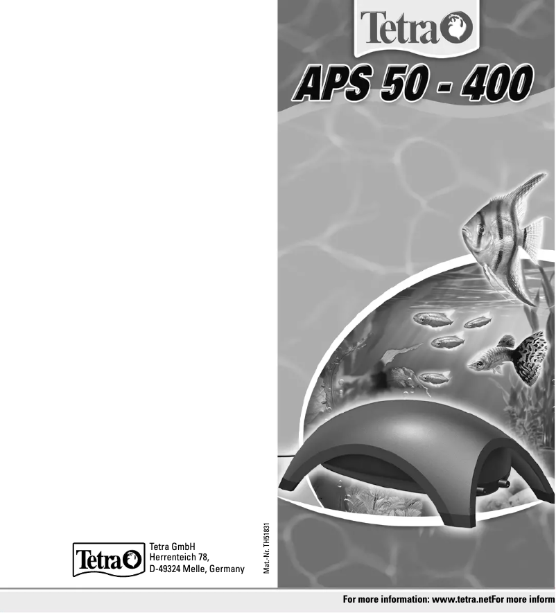 First page image of the manual for APS 50