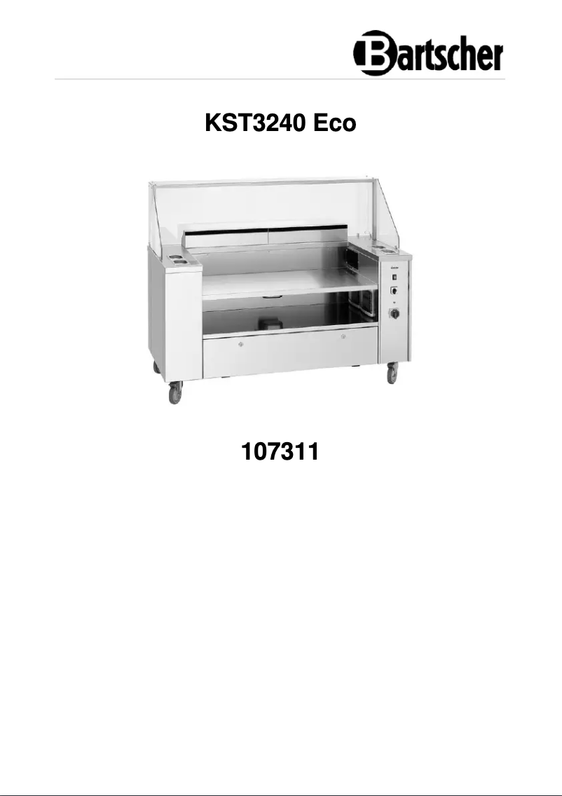 First page image of the manual for KST3240 Eco