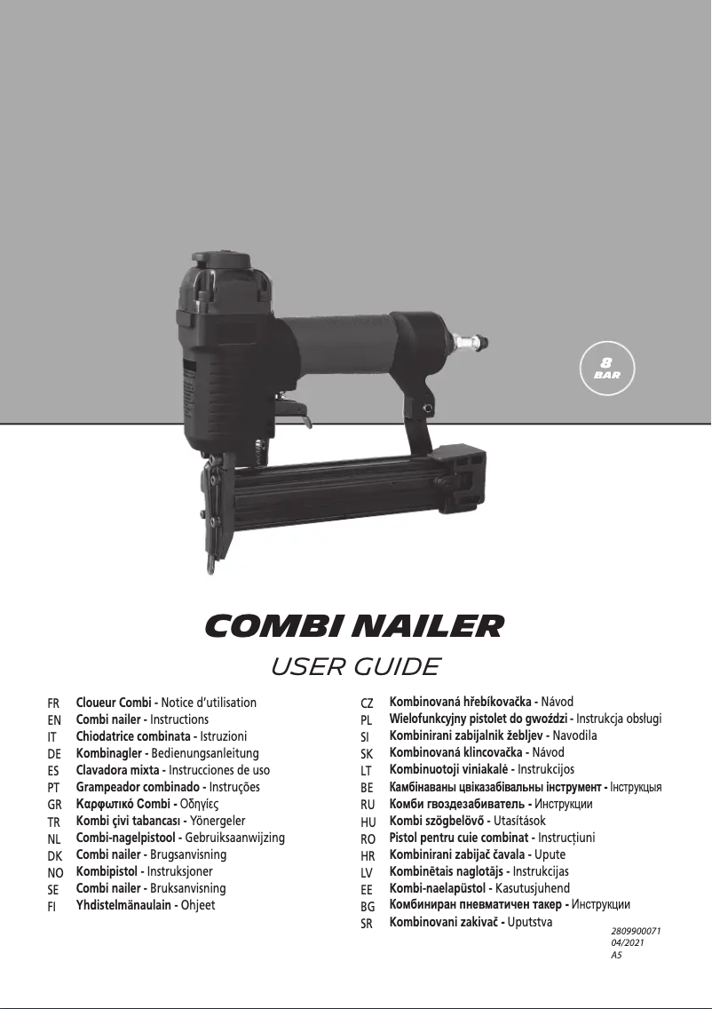 Page 1 of the manual User Manual Abac G-301