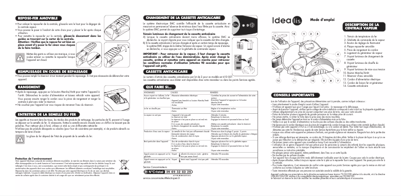 First page image of the manual for Idealis