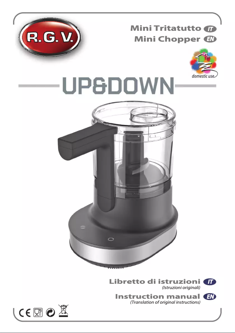 Image de la première page du manuel de l'appareil Up&Down