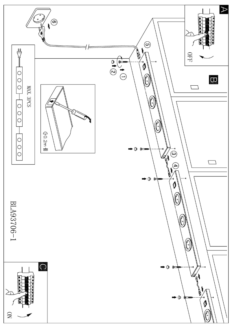 First page image of the manual for KOB LED