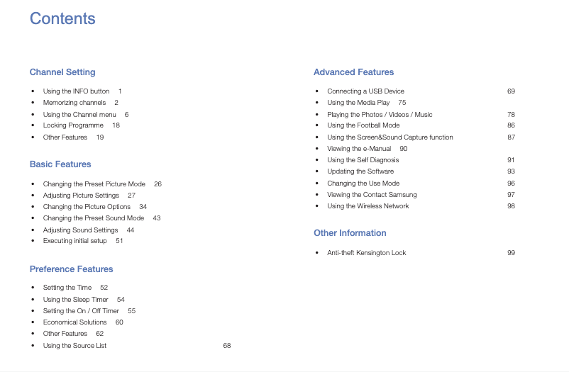 Page 1 of the manual User Manual Samsung UA32H5100AJ