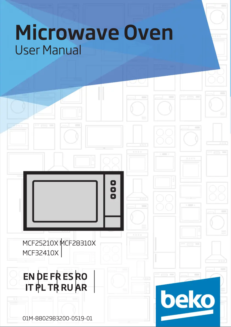 Page 1 of the manual User Manual Beko MCF25210