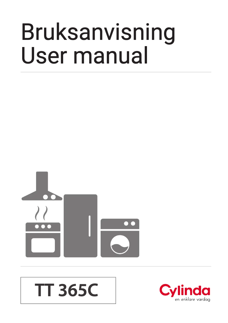 First page image of the manual for TT365C