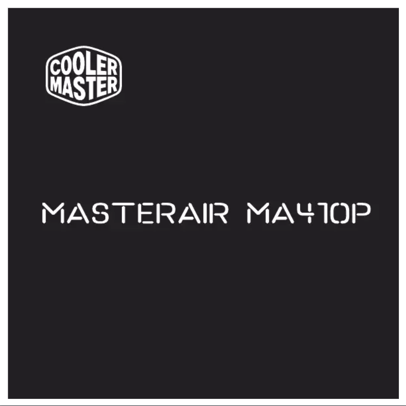 First page image of the manual for MasterAir MA410P RGB