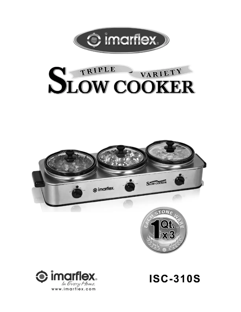 First page image of the manual for ISC-310S