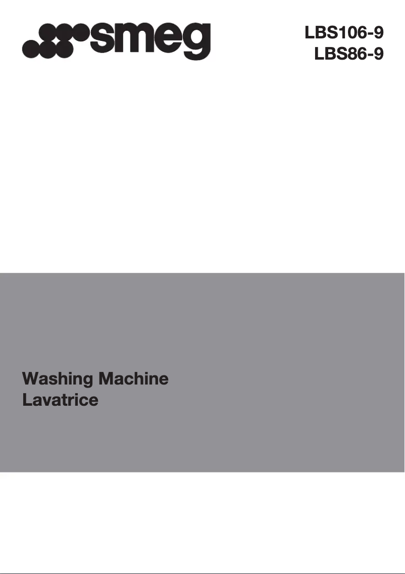 First page image of the manual for LBS106-9