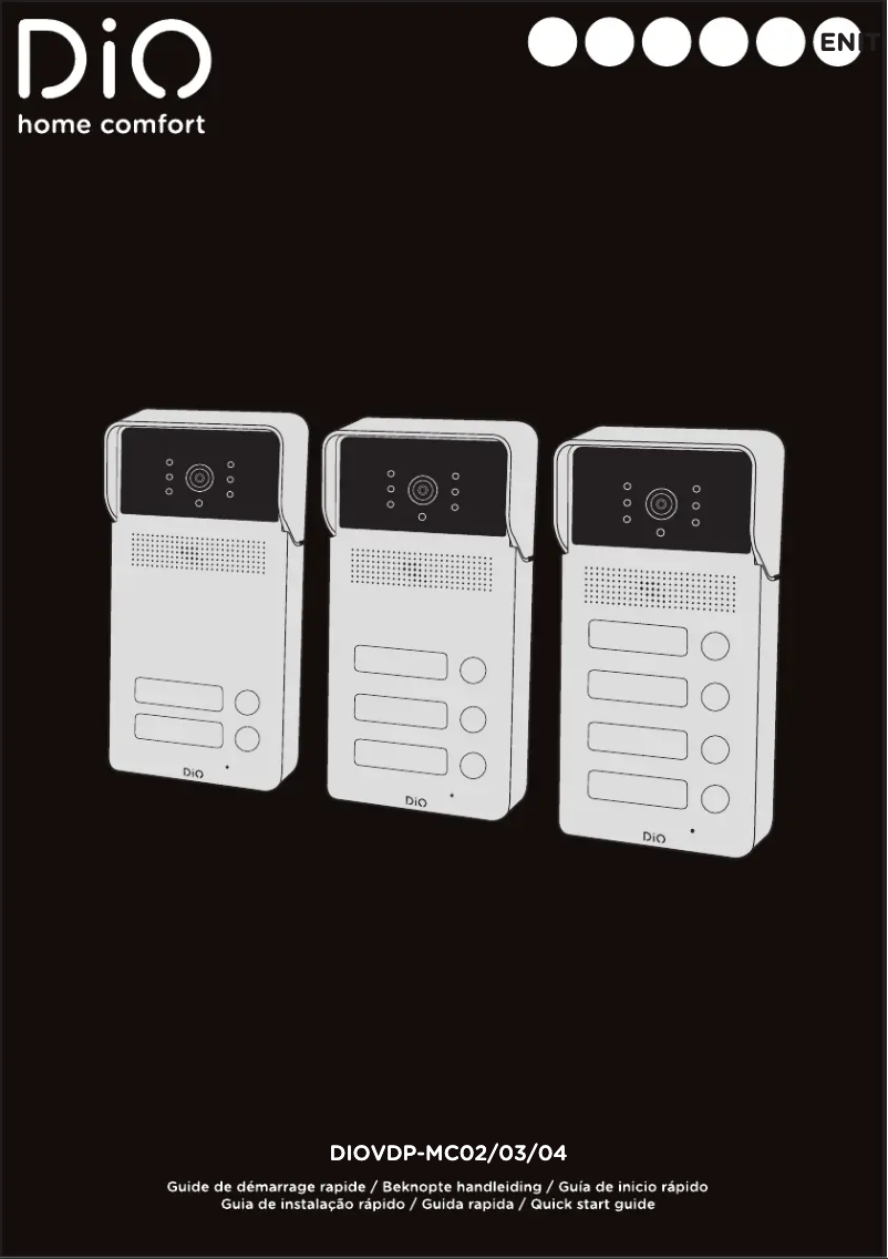 First page image of the manual for DiOVDP-MC02