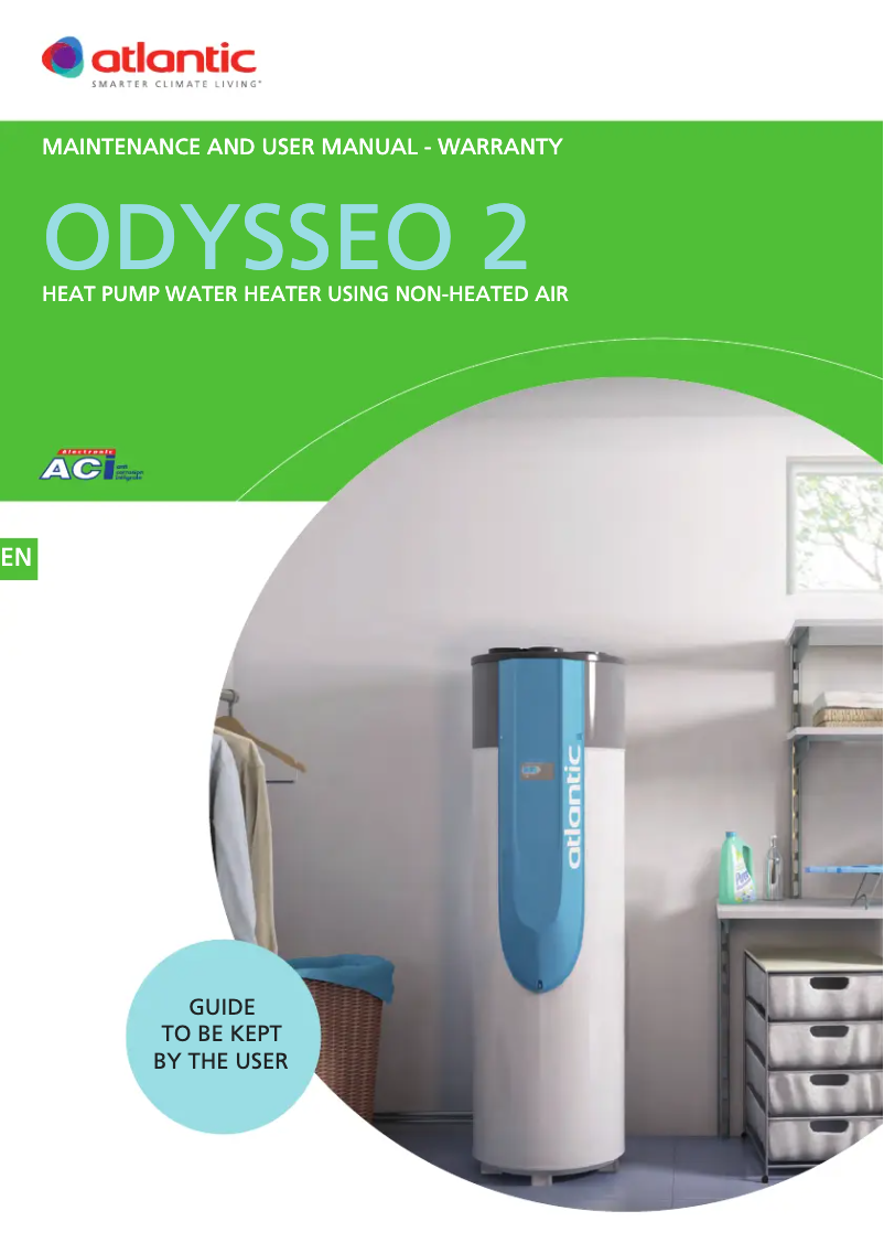 First page image of the manual for ODYSSEO 2
