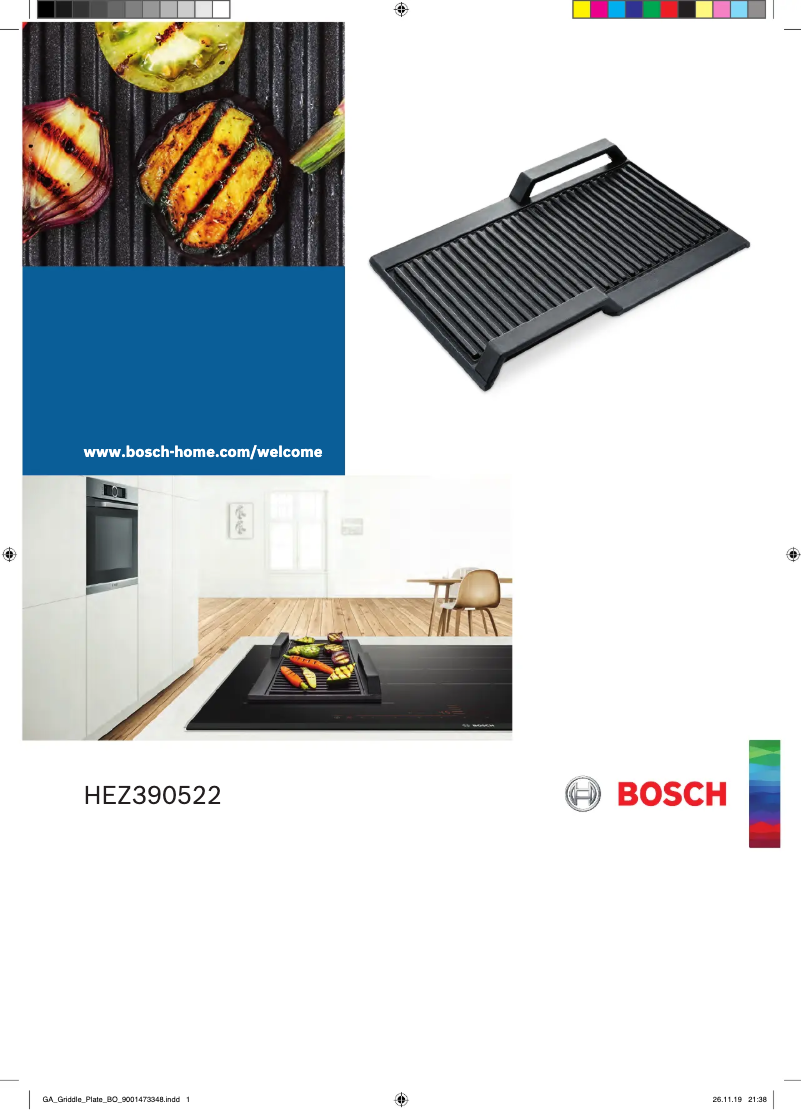 Page 1 of the manual User Manual Bosch HEZ390522