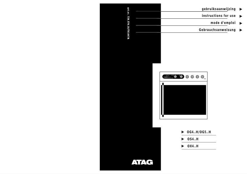 First page image of the manual for OG5H