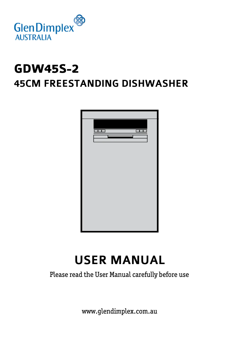 First page image of the manual for GDW45S-2