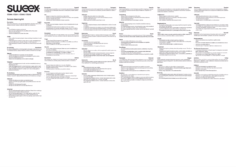 First page image of the manual for CS203