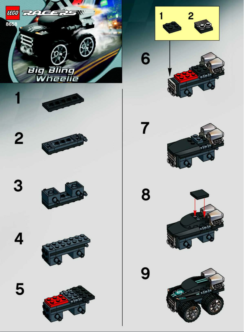Page 1 of the manual User Manual Lego Big Bling Wheelie