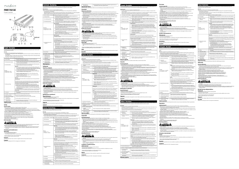 First page image of the manual for PIMS170012E