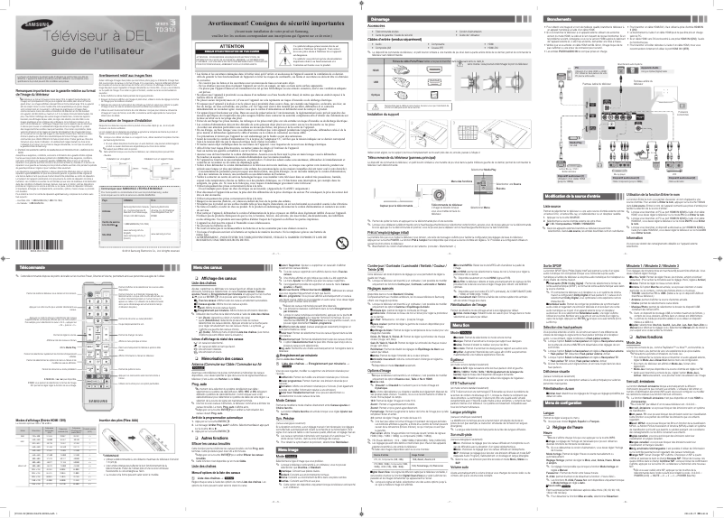 First page image of the manual for T24D310NH