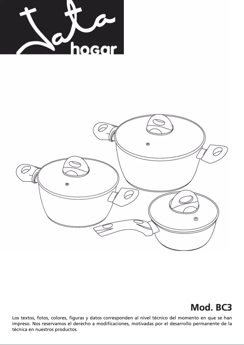 First page image of the manual for BC3