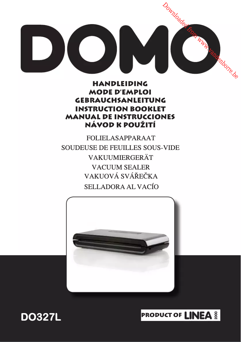 Page 1 of the manual User Manual Domo DO327L