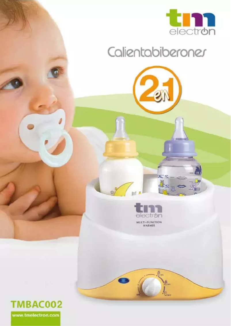 Page 1 of the manual User Manual TM Electron TMBAC002