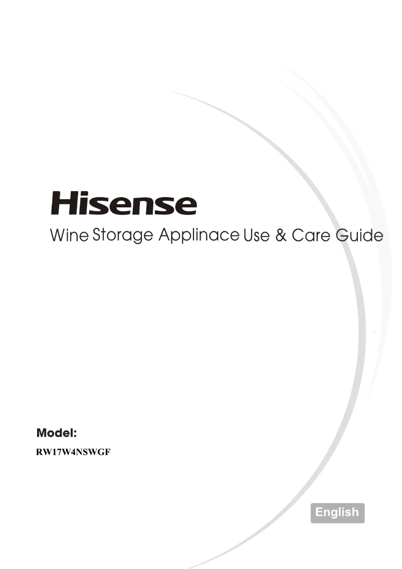 First page image of the manual for RW17W4NSWGF