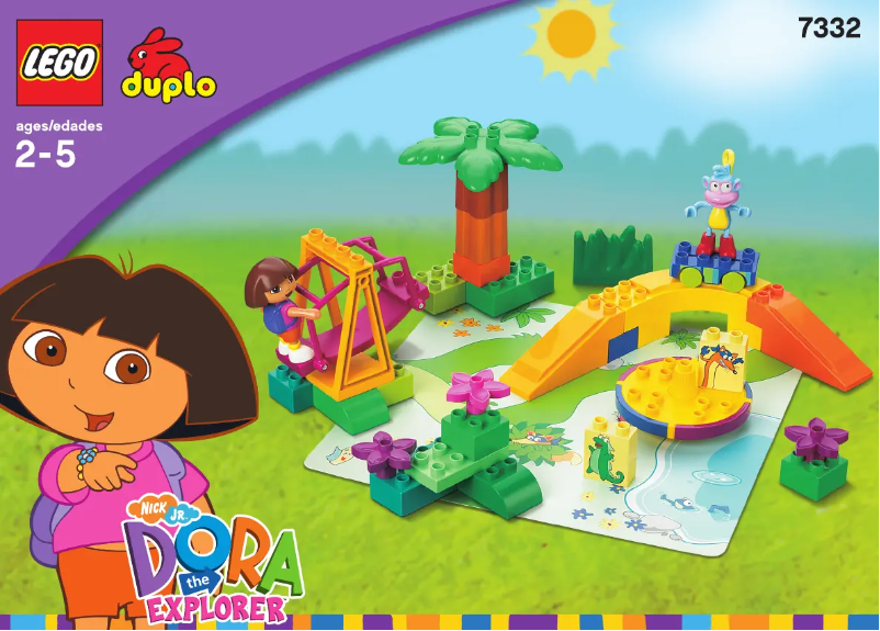 First page image of the manual for Duplo 7332