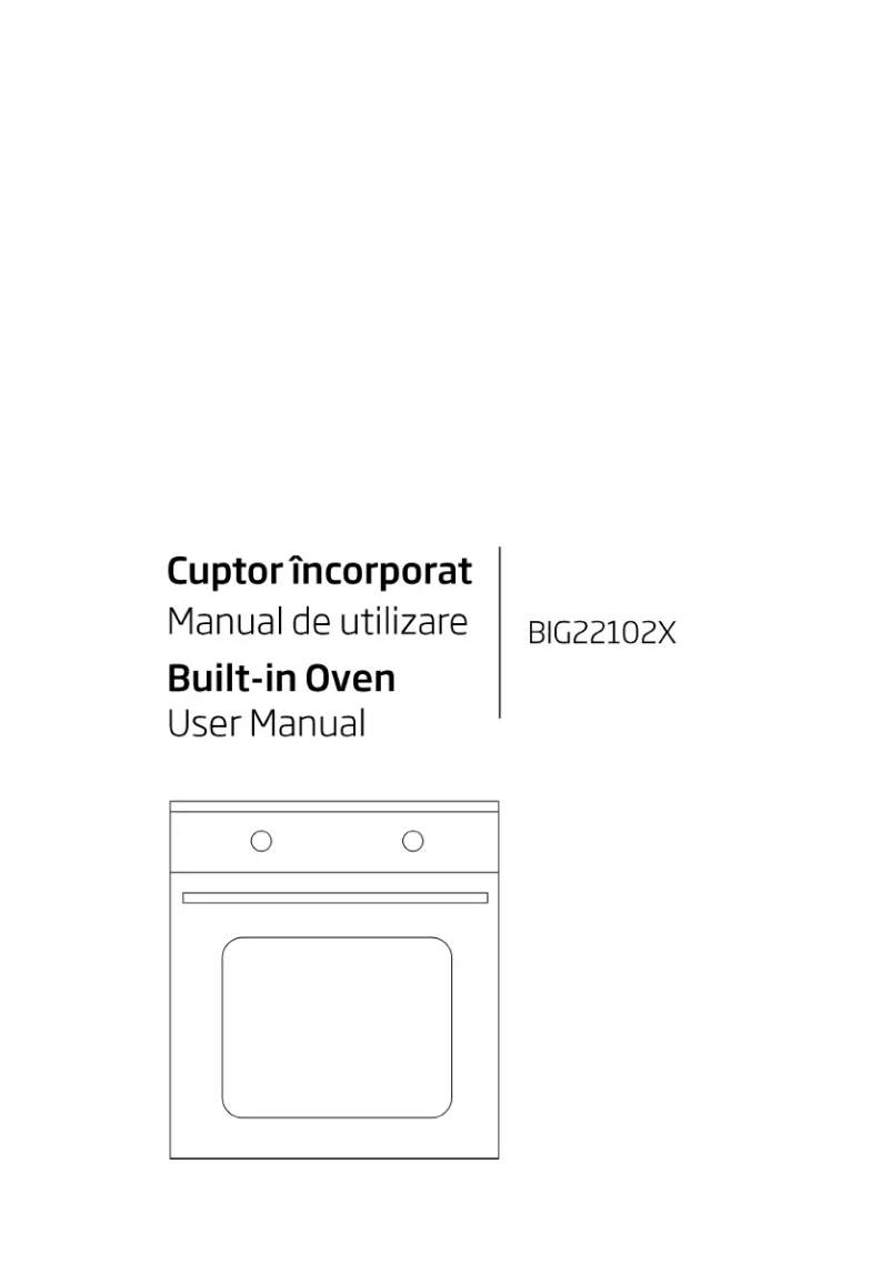 Page 1 of the manual User Manual Beko BIG22102X