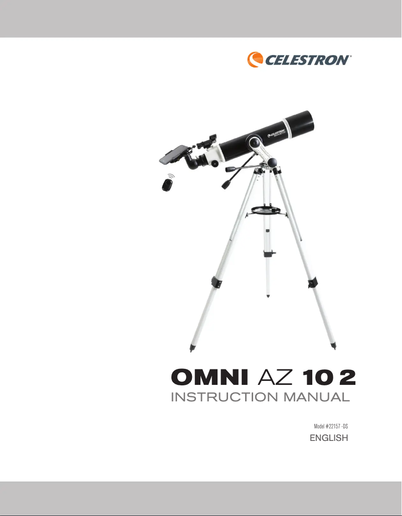 Page 1 of the manual User Manual Celestron Omni XLT 102