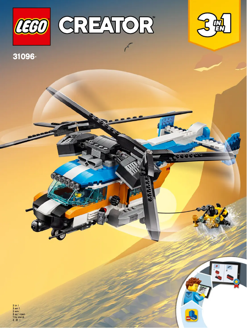 Page 1 of the manual User Manual Lego Creator 31096