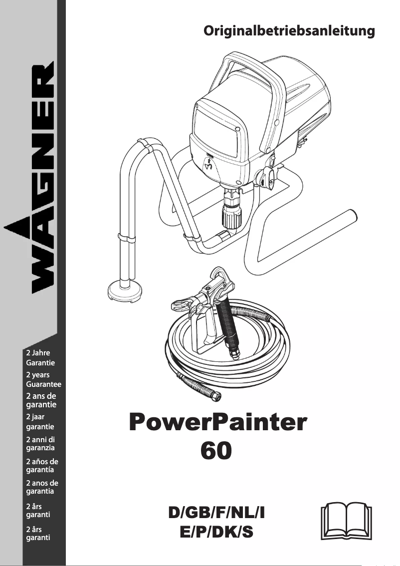 First page image of the manual for PowerPainter 60