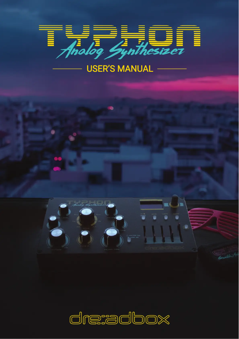 Page 1 of the manual User Manual Dreadbox Typhon