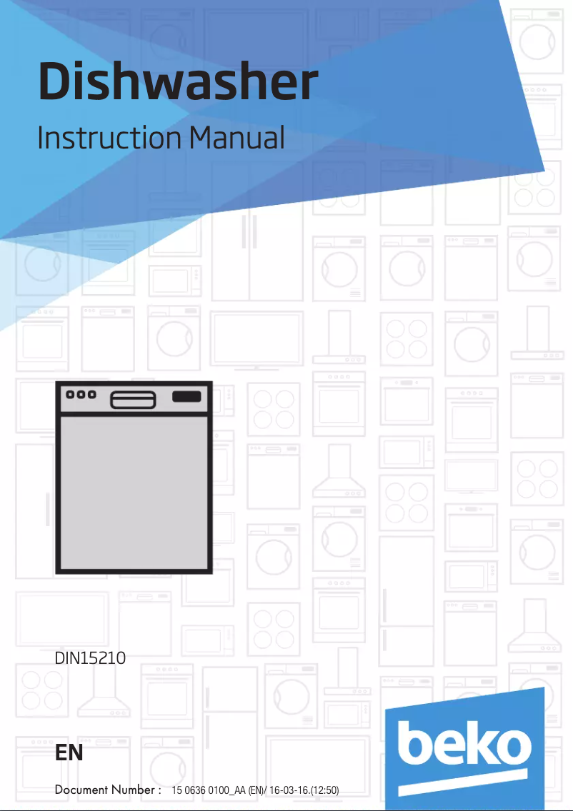 First page image of the manual for DIN 15210