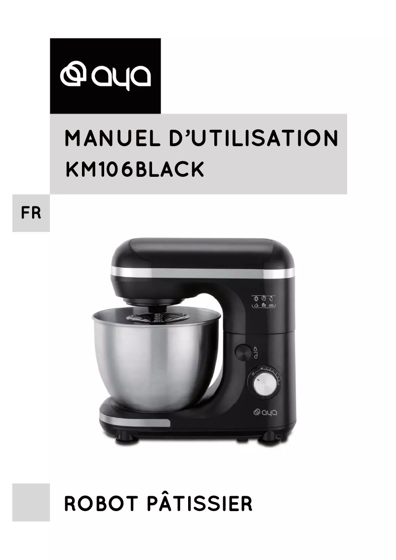 First page image of the manual for KM106